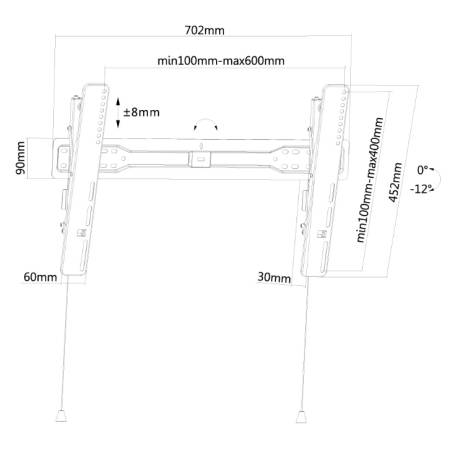 Neomounts Flat Screen Wall Mount (tiltable)