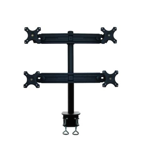 Neomounts Flat Screen Desk Mount (clamp) for 4 Monitor Screens