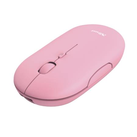 TRUST Puck Wireless & BT Rechargeable Mouse Pink