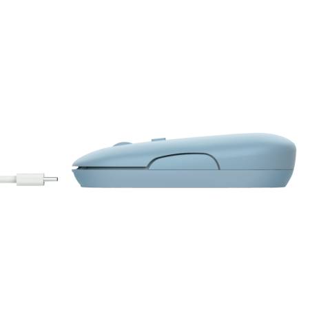 TRUST Puck Wireless & BT Rechargeable Mouse Blue