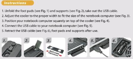 Neomounts Notebook Cooler (cools 15 degrees celcius)