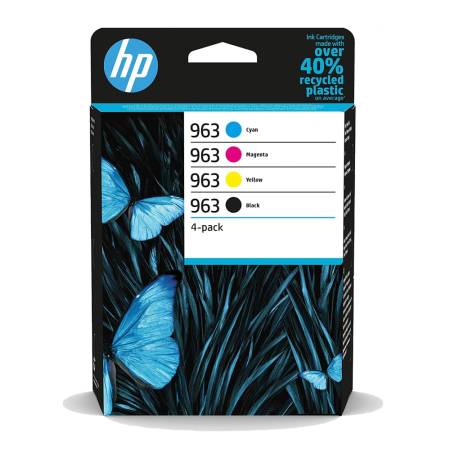 HP 963 CMYK Original Ink Cartridge 4-Pack