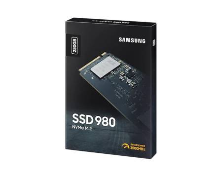 Samsung SSD 980 250GB PCIe 3.0 NVMe 1.4 M.2 V-NAND 3-bit MLC