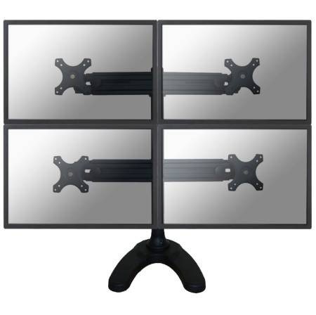 Neomounts Flat Screen Desk Mount (stand/grommet) for 4 Monitor Screens