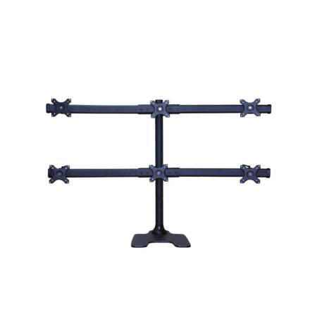 Neomounts Flat Screen Desk Mount (stand/grommet) for 6 Monitor Screens