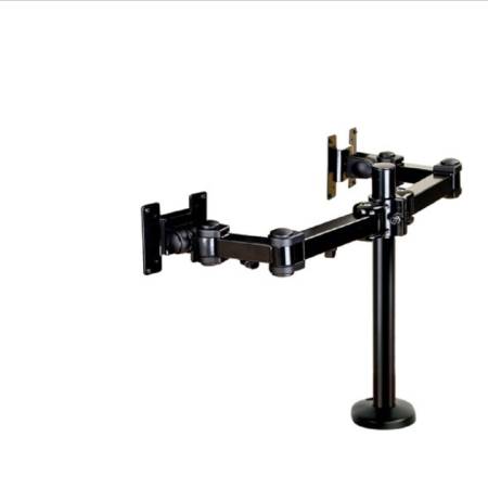 Neomounts Flat Screen Desk Mount (grommet) for 2 Monitor Screens