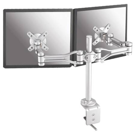 Neomounts Flat Screen Desk Mount (clamp) for 2 Monitor Screens