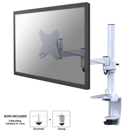 Neomounts Flat Screen Desk Mount (clamp/grommet)