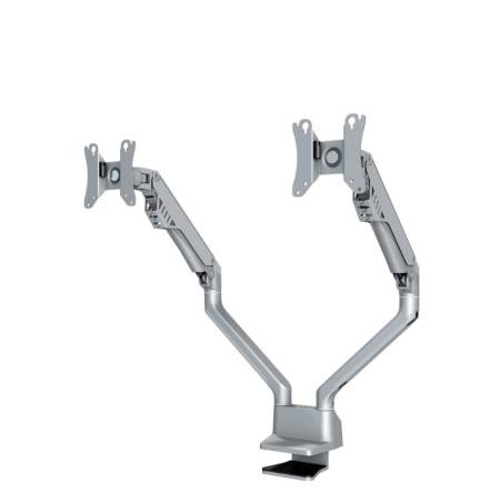 Neomounts Flat Screen Desk Mount (clamp/grommet) for 2 Monitor Screens