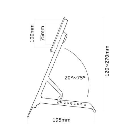 Neomounts Flat Screen Desk Mount (stand)
