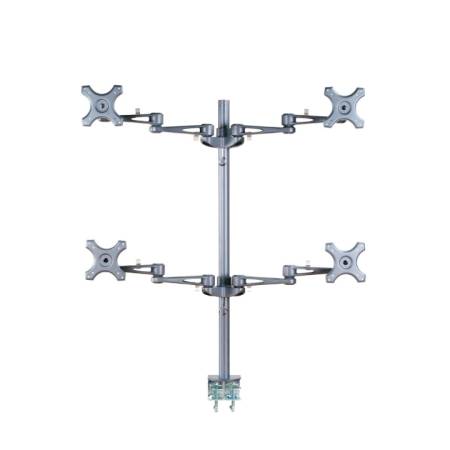 Neomounts Flat Screen Desk Mount (clamp) for 4 Monitor Screens