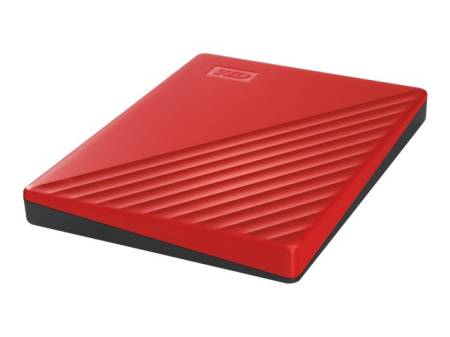 WD My Passport 2TB portable HDD USB 3.0 USB 2.0 compatible Red Retail