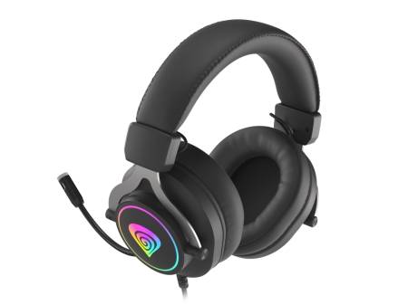 Genesis Gaming Headset Neon 750 With Microphone RGB Illumination Black