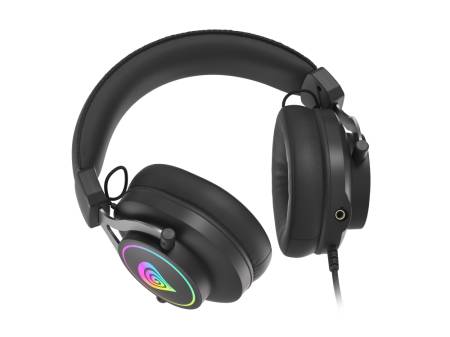 Genesis Gaming Headset Neon 750 With Microphone RGB Illumination Black