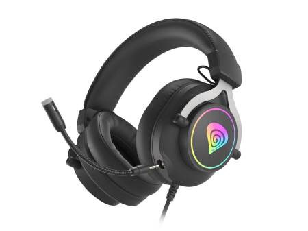 Genesis Gaming Headset Neon 750 With Microphone RGB Illumination Black