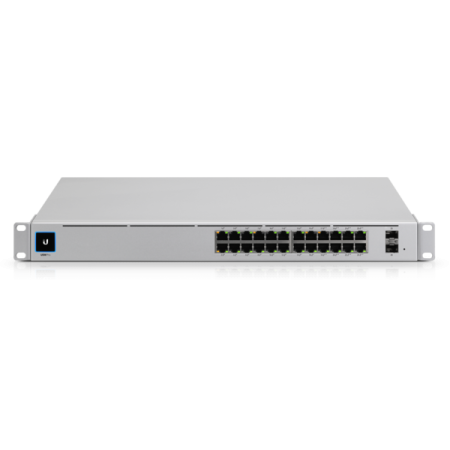 24-портов гигабитен комутатор Ubiquiti UniFi USW-Pro-24 c 2 SFP+ порта