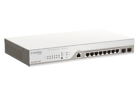 D-Link 10-Port Gigabit PoE+ Nuclias Smart Managed Switch including 2x SFP Ports (With 1 Year License)