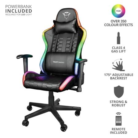 TRUST GXT 716 Rizza RGB LED Gaming Chair