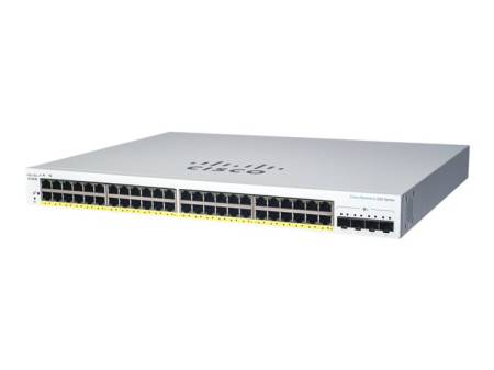 CISCO Business Switching CBS220 Smart 48-port Gigabit 4x1G SFP uplink