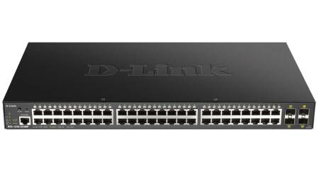 D-Link 48-port Gigabit Smart Managed Switch with 4x 10G SFP+ ports