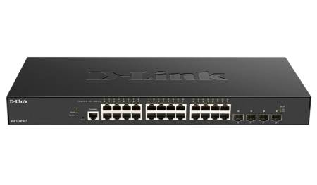 D-Link 24x10G Base-T ports + 4x10G/25G SFP28 ports Smart Managed Switch