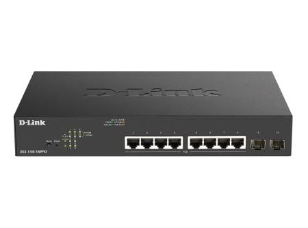 D-Link 10-Port PoE+ Gigabit Smart Managed Switch