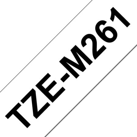 Brother TZe-M261 Matt Laminated Labelling Tape Cassette – Black on White