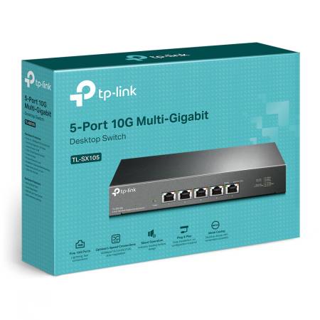 5-портов 10G комутатор TP-Link TL-SX105