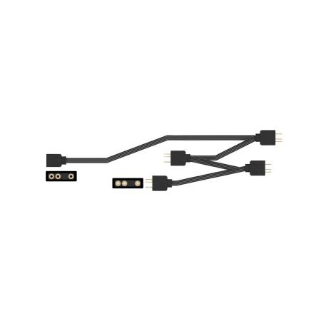 3-Pin aRGB кабел сплитер ID-Cooling FS-04 ARGB
