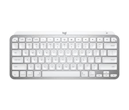 Logitech MX Keys Mini For Mac Minimalist Wireless Illuminated Keyboard - PALE GREY - US Intl - EMEA