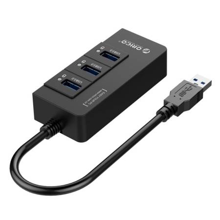 3-портов USB 3.0 хъб Orico HR01-U3-V1-BK-PRO