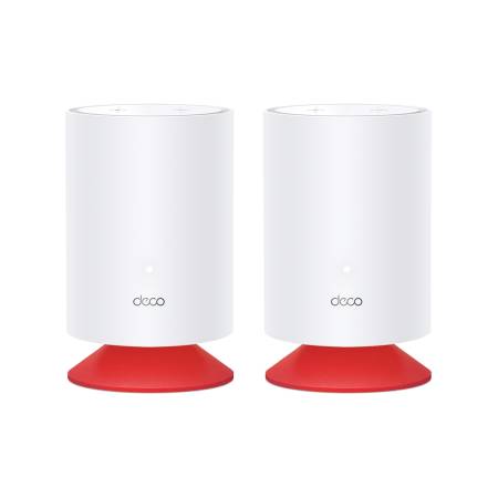 Безжична Wi-fi 6 Mesh система TP-Link Deco Voice X20(2-pack) AX1800 с вградена Alexa