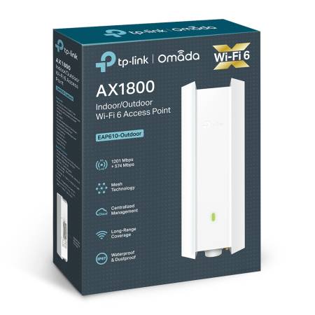 Външна Wi-Fi 6 точка за достъп TP-Link EAP610-Outdoor AX1800