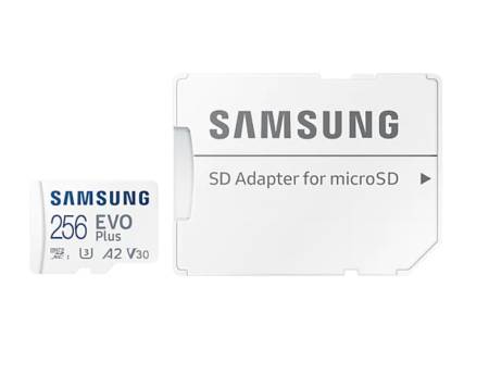 Samsung 256GB micro SD Card EVO Plus with Adapter