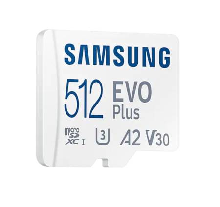 Samsung 512GB micro SD Card EVO Plus with Adapter