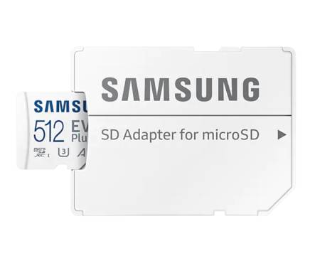 Samsung 512GB micro SD Card EVO Plus with Adapter