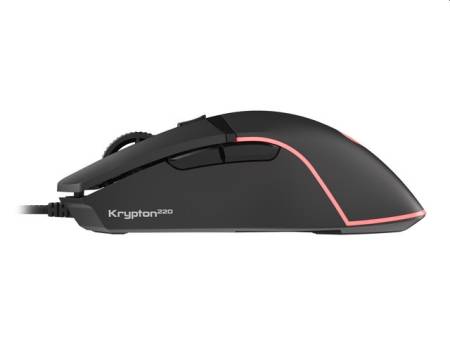 Genesis Gaming Mouse Krypton 220 RGB 6400 DPI With Software Black