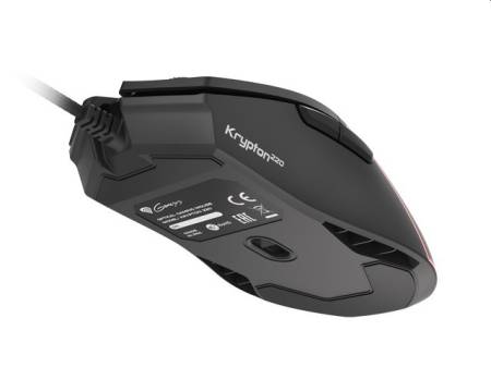 Genesis Gaming Mouse Krypton 220 RGB 6400 DPI With Software Black