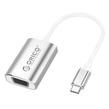 Адаптер USB Type-C към VGA Silver Orico XC-102-SV