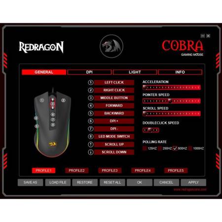 Геймърска мишка Redragon Cobra V2 M711-2 RGB