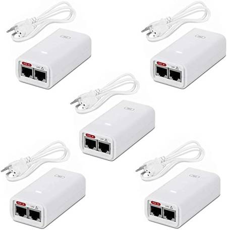 PoE инжектор Ubiquiti 24VDC 12W POE-24-12W-5P - комплект от 5бр.