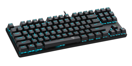 T Dagger Bora T-TGK313-RD механична геймърска клавиатура със синя подсветка