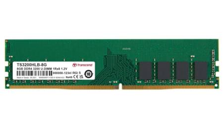 Transcend 8GB DDR4 3200 U-DIMM 1Rx8 1Gx8 CL22 1.2V