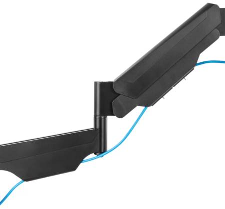 Neomounts wall mounted gas spring TV mount (3 pivots VESA 400x400)