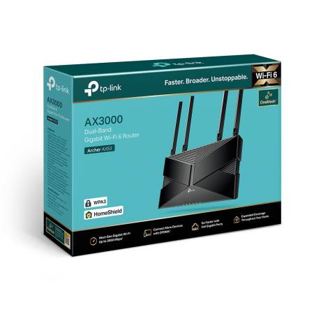 2-лентов Gigabit Wi-Fi 6 рутер TP-Link Archer AX53 AX3000