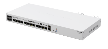 12-портов комутатор MikroTik CCR2116-12G-4S+ с 4 SFP+ порта