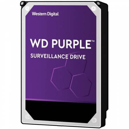 Твърд диск WD 4TB SATAIII 3.5" Purple for surveillance 256MB WD42PURZ
