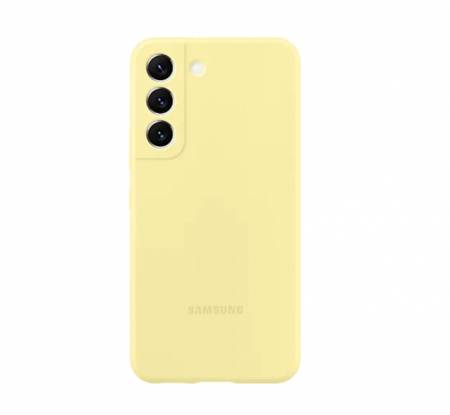 Samsung S22 G901 Silicone Cover Yellow
