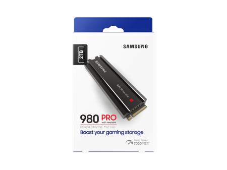 Samsung SSD 980 PRO Heatsink 2TB Int. PCIe Gen 4.0 x4 NVMe 1.3c