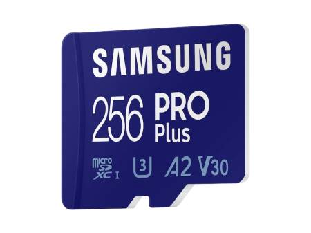 Samsung 256GB Micro SD PRO Plus + Reader